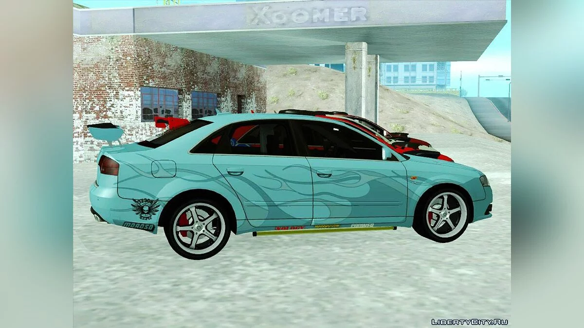 Audi S4 + Детали тюнинга для ТрансФендера / GTA San Andreas