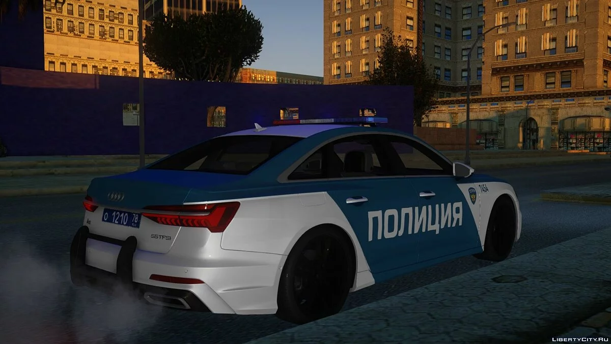 Audi A6 C8 Federal Tax Police Service 2019 / GTA San Andreas