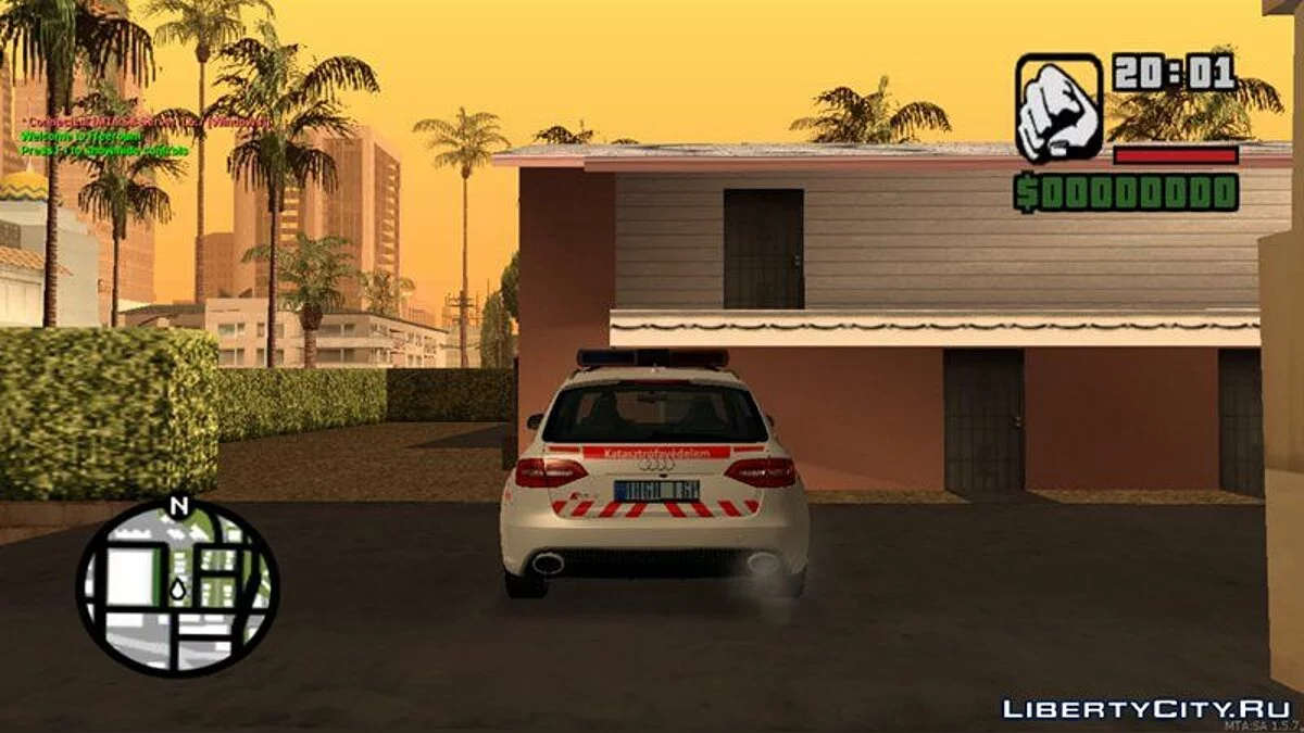 Audi RS4 Avant Tuzoltosag - Audi RS4 Avant Венгерский пожарный отдел / GTA San Andreas