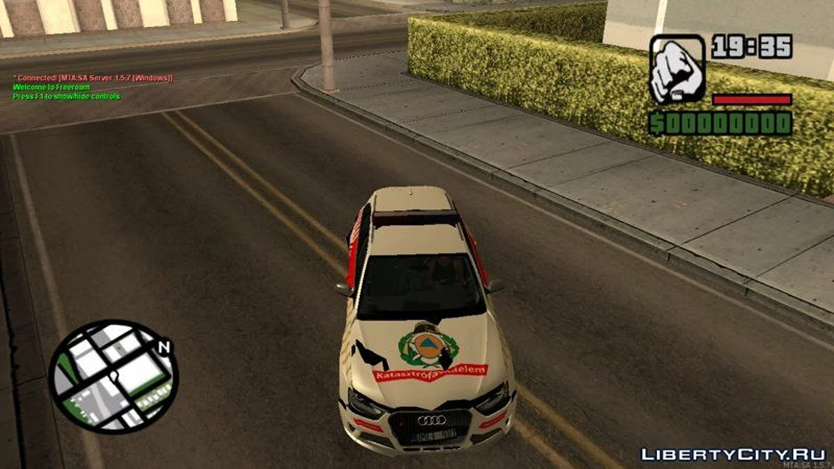 Audi RS4 Avant Tuzoltosag - Audi RS4 Avant Венгерский пожарный отдел / GTA San Andreas