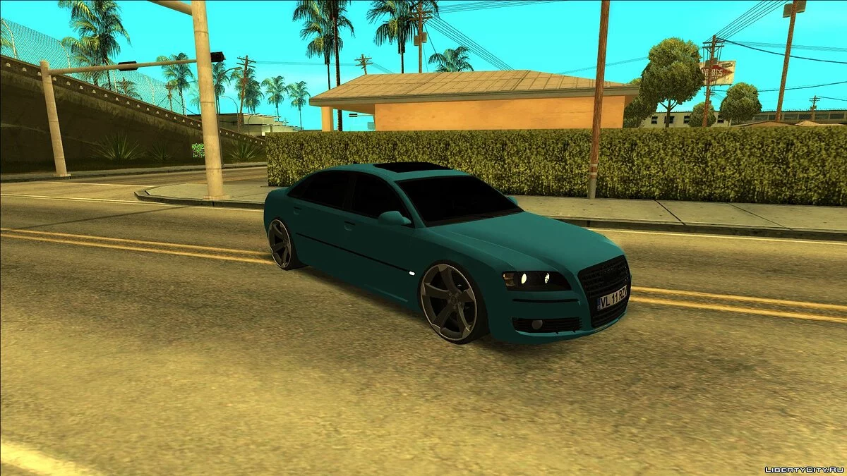 Audi A8 D3 с дисками Audi Rotor / GTA San Andreas