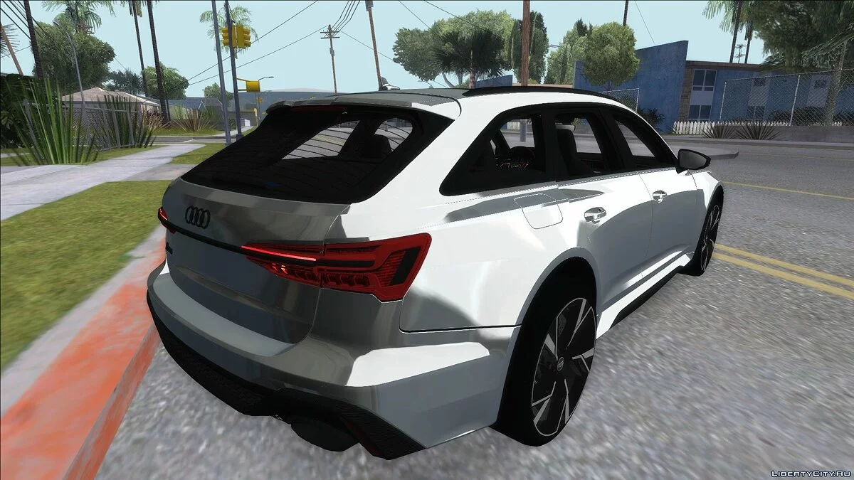 Audi RS6 2020 Silver Style / GTA San Andreas