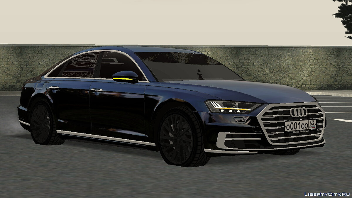 Скачать Audi A8 2018 (CCD) для GTA San Andreas