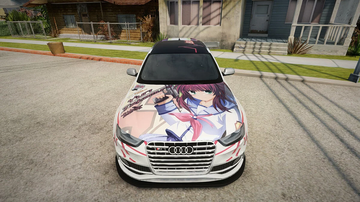 Audi S4 Avant Yurippe Angel Beats Itasha / GTA San Andreas