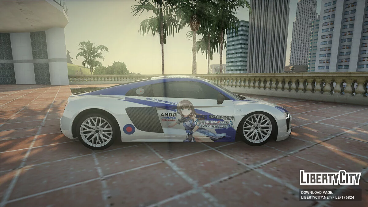 Audi R8 V10 Rin Shibuya / GTA San Andreas