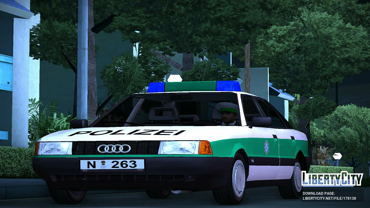 Audi 80 B3 - Полиция / GTA San Andreas