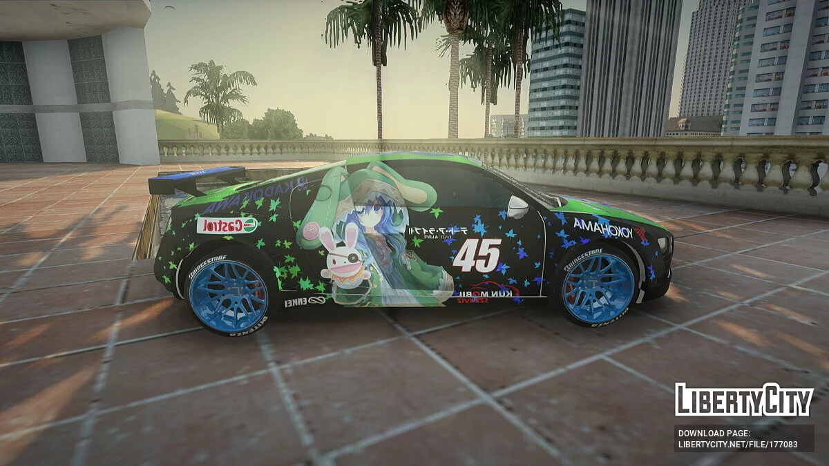 Audi R8 V1.0 Itasha Yoshino Hermit DAL LWP / GTA San Andreas