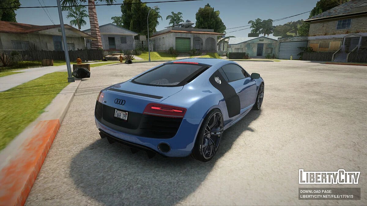 Audi R8 V10 Plus 5.2 FSI 2013 / GTA San Andreas