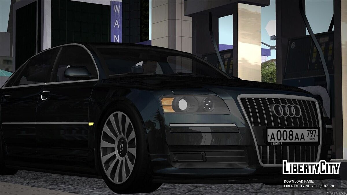 Скачать Audi A8 D3 2007 для GTA San Andreas