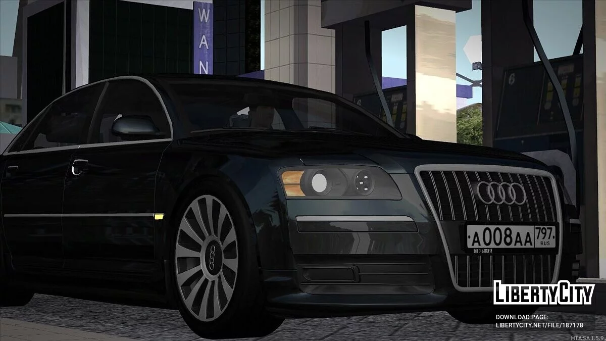 Audi A8 D3 2007 / GTA San Andreas