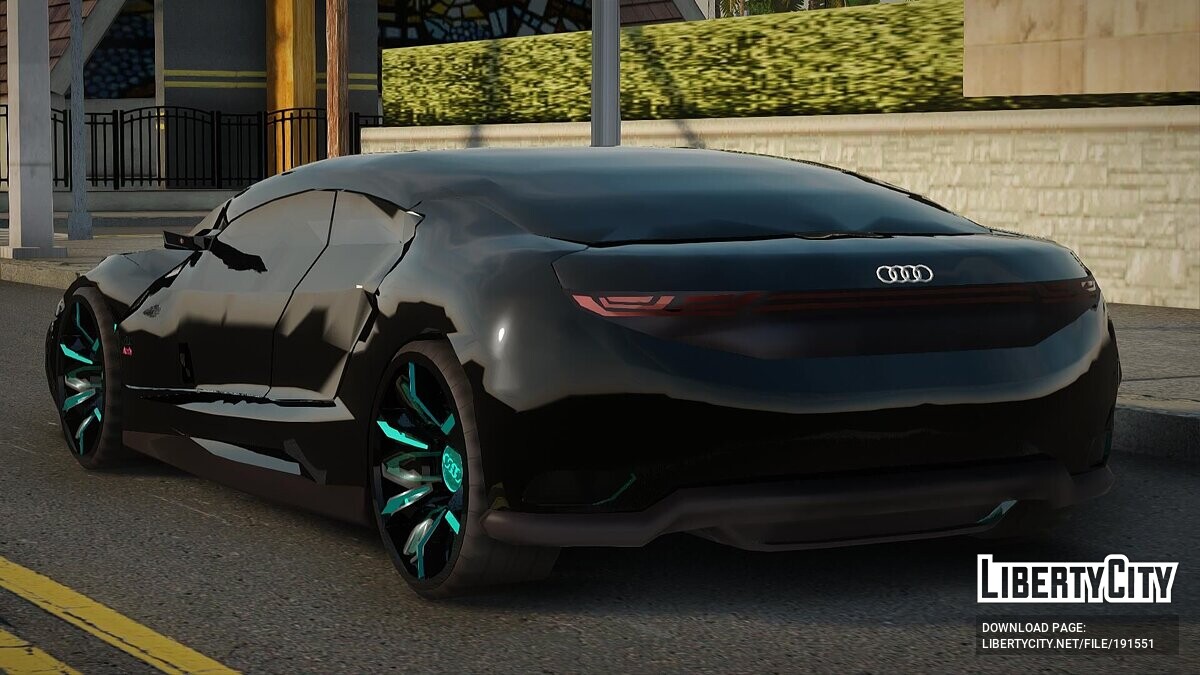 Скачать Audi a9 Concept + звуки для GTA San Andreas