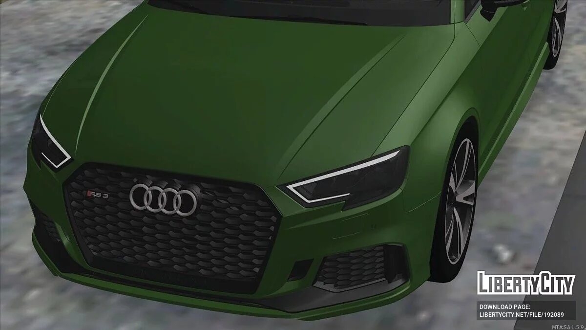 Audi RS3 (8V) 2018 / GTA San Andreas