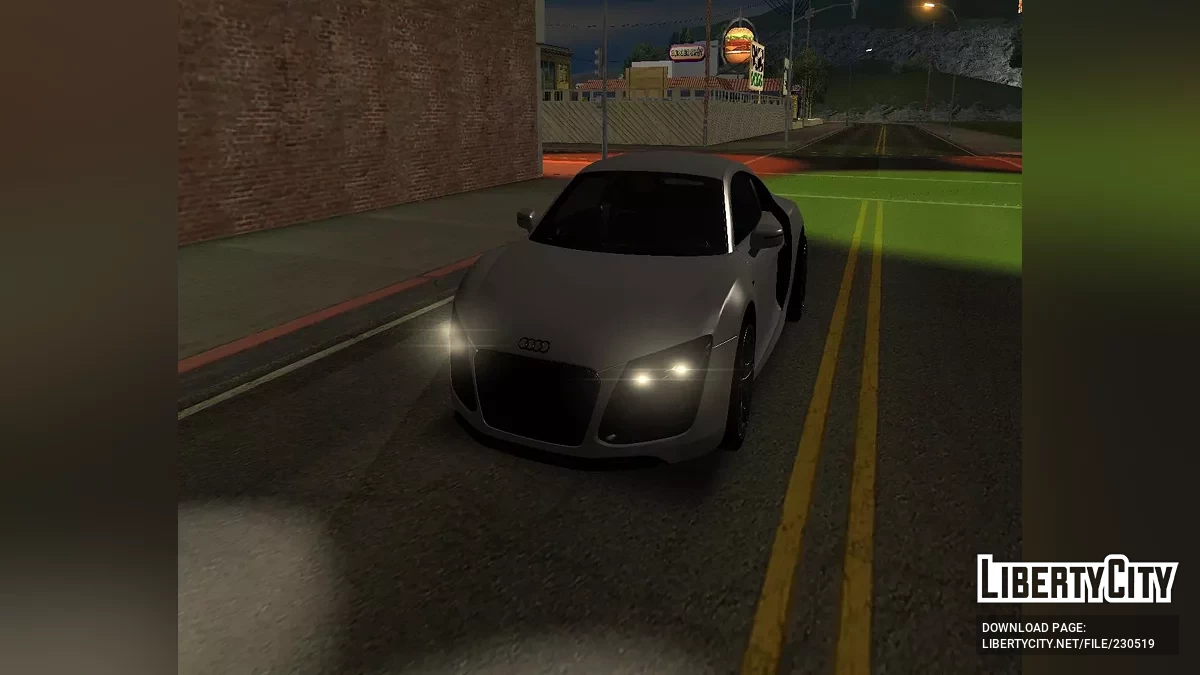 Audi R8 Coupé V10 Plus 5.2 FSI Quattro / GTA San Andreas