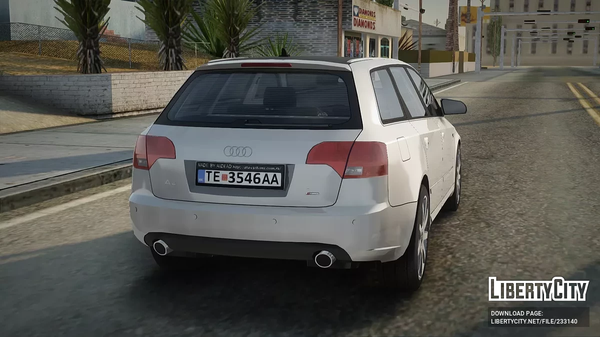 Audi A4 B7 Avant S-Line 3.2 (2005, 2007) / GTA San Andreas