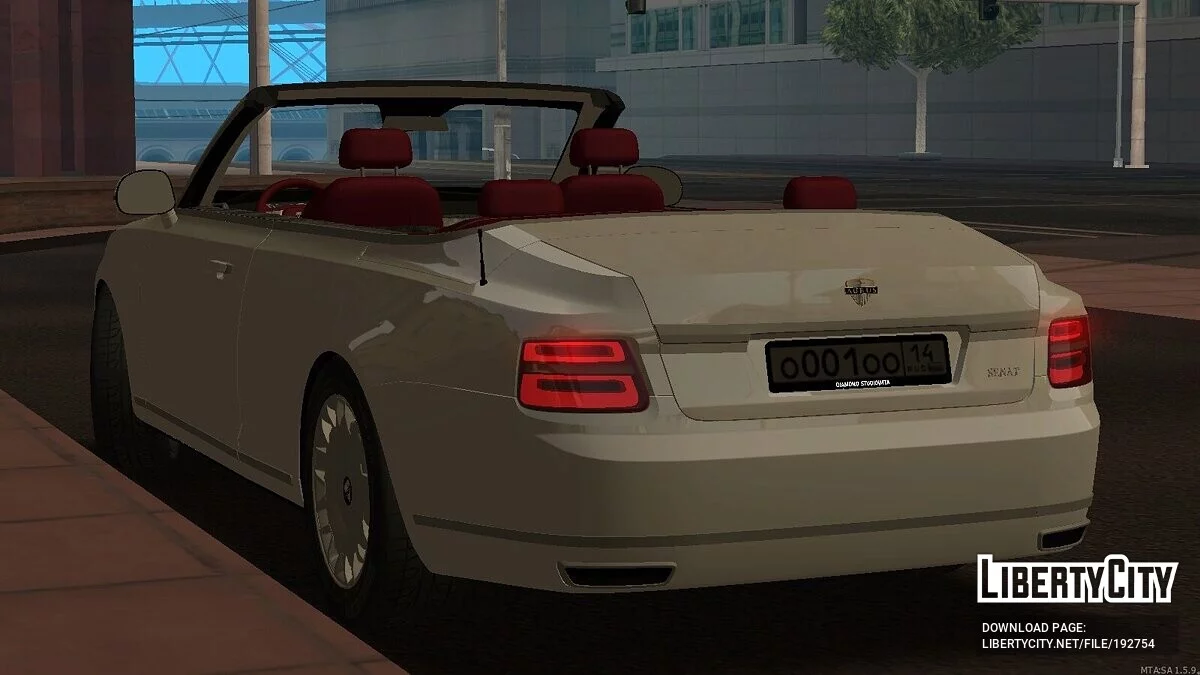 Aurus Senat Convertible + CCD / GTA San Andreas