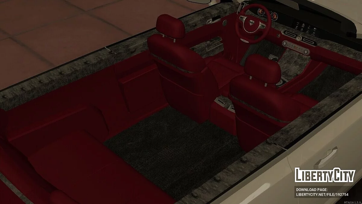 Aurus Senat Convertible + CCD / GTA San Andreas