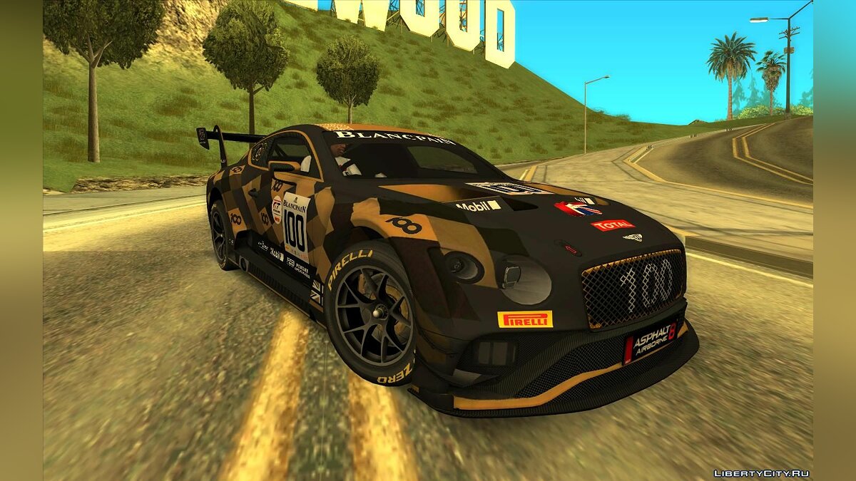 Скачать Bentley Continental GT3 для GTA San Andreas