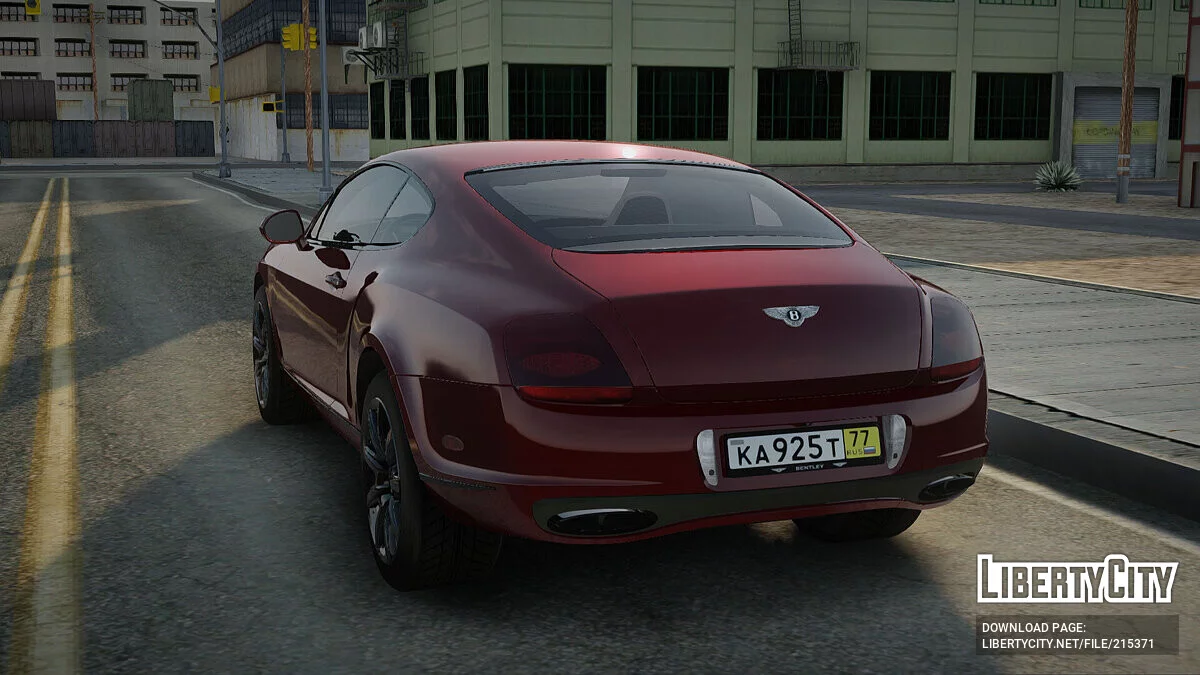Bentley Continental Supersports 2010 / GTA San Andreas