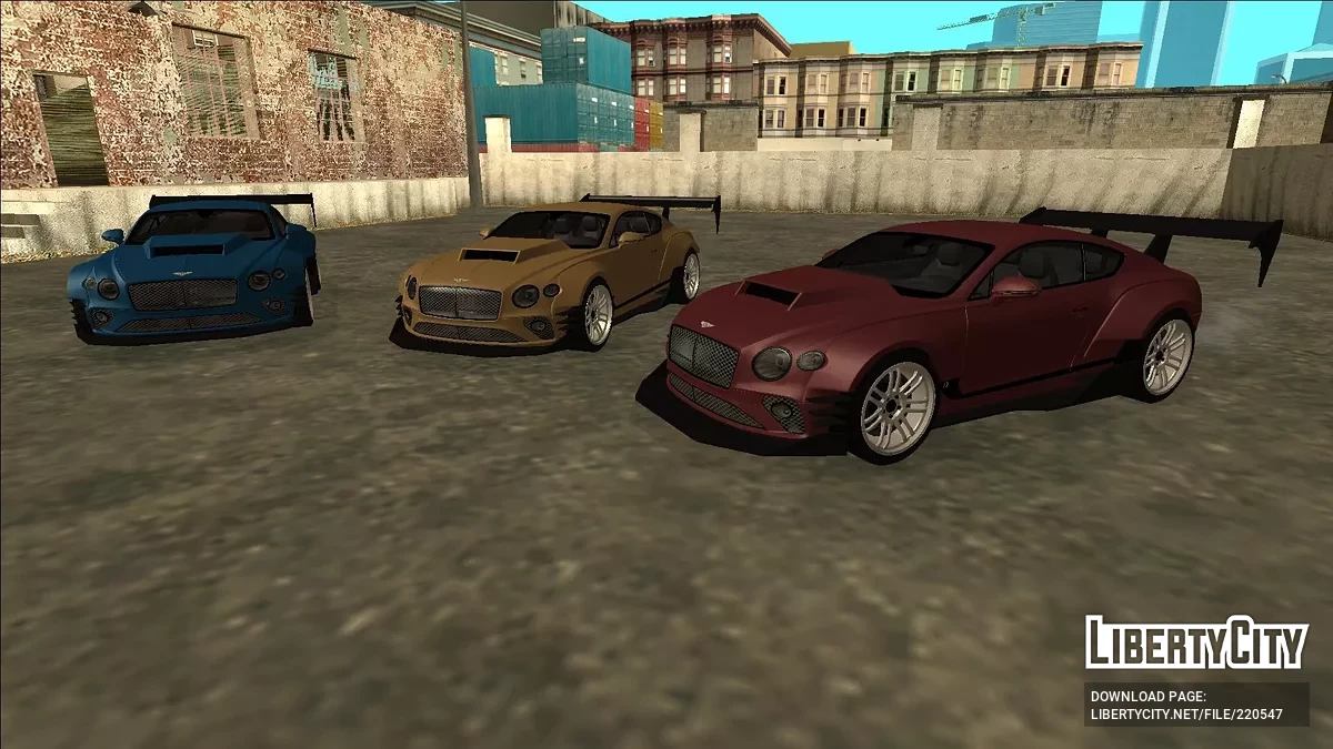 2021 Bentley Continental GT Widebody / GTA San Andreas