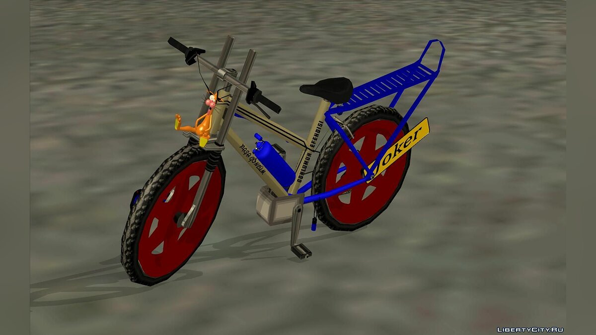 Замена Mountain Bike (mtbike.dff, mtbike.dff) в GTA San Andreas (40 файлов)