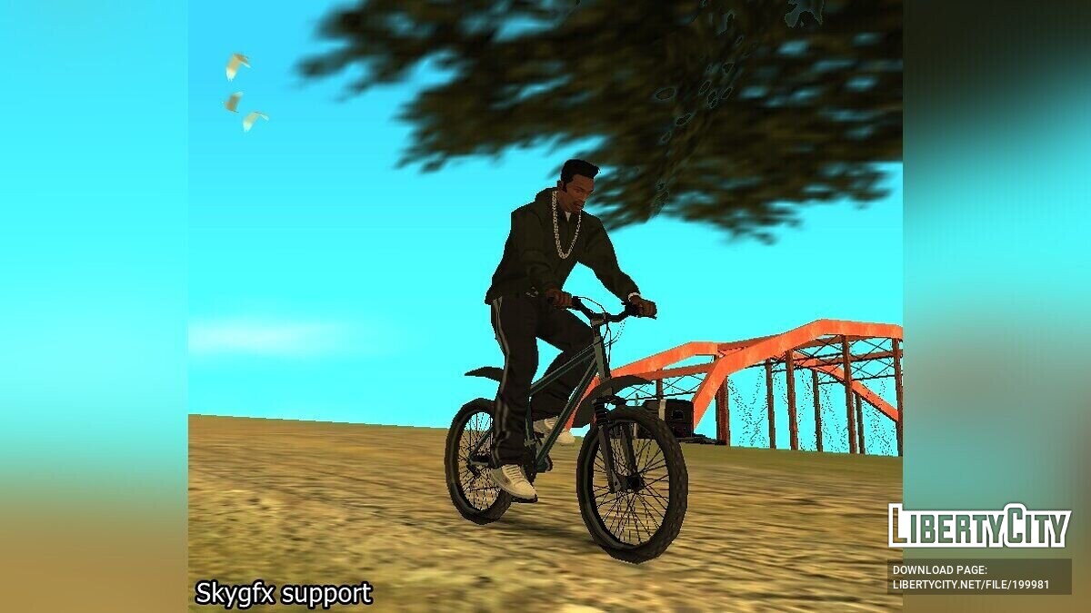 Замена Mountain Bike (mtbike.dff, mtbike.dff) в GTA San Andreas (36 файлов)