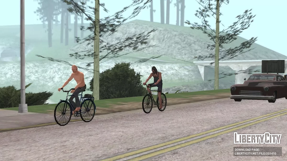 Одиночные и городские велосипеды (GTA SA) - Обновление / GTA San Andreas