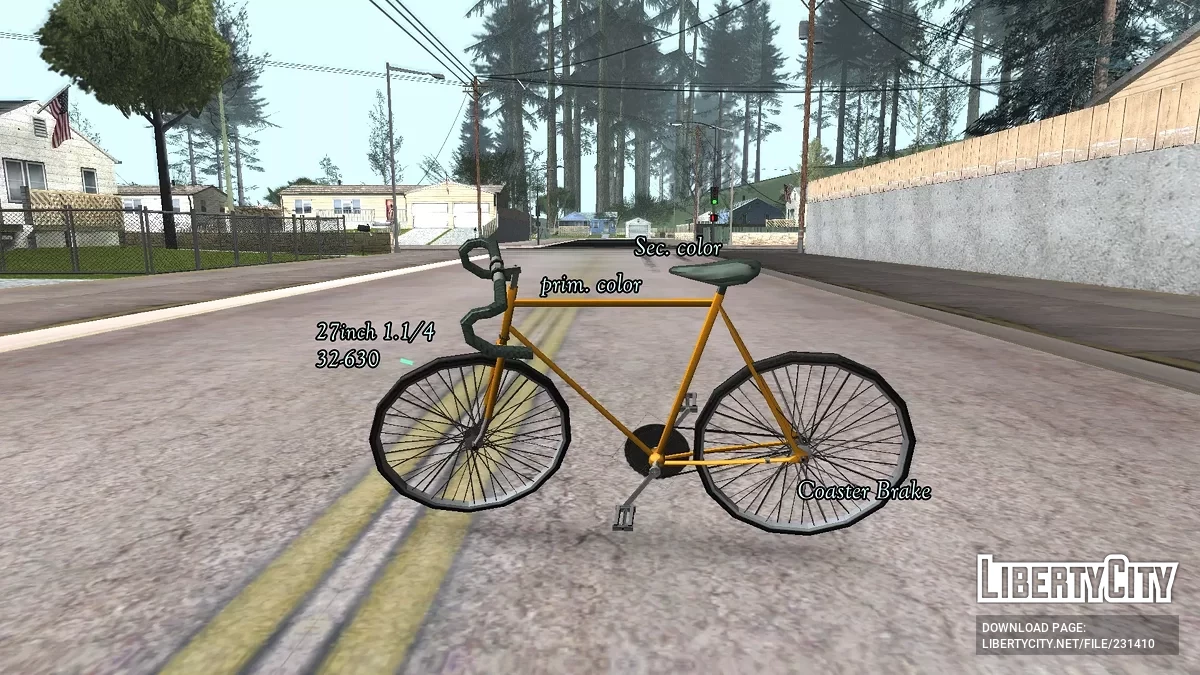 Одиночные и городские велосипеды (GTA SA) - Обновление / GTA San Andreas
