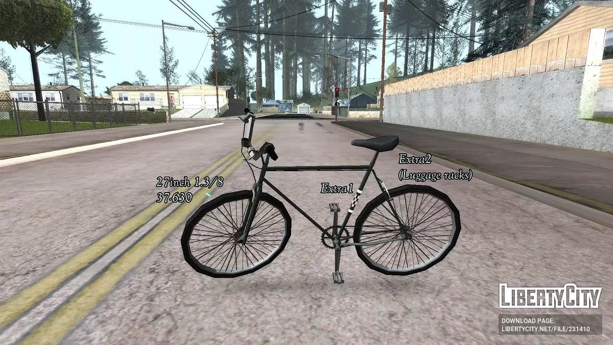 Одиночные и городские велосипеды (GTA SA) - Обновление / GTA San Andreas