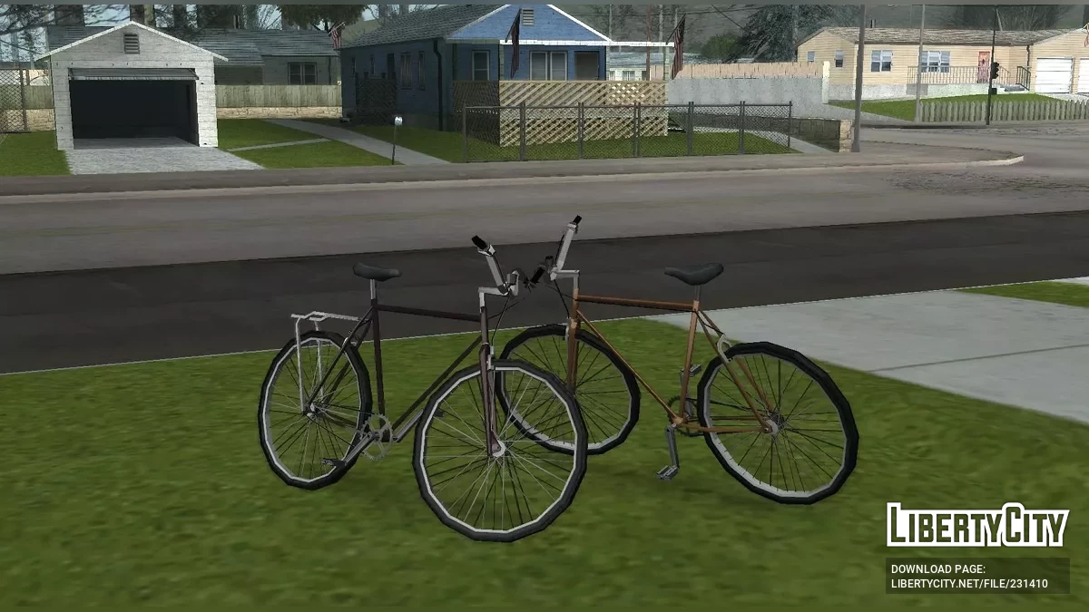 Одиночные и городские велосипеды (GTA SA) - Обновление / GTA San Andreas
