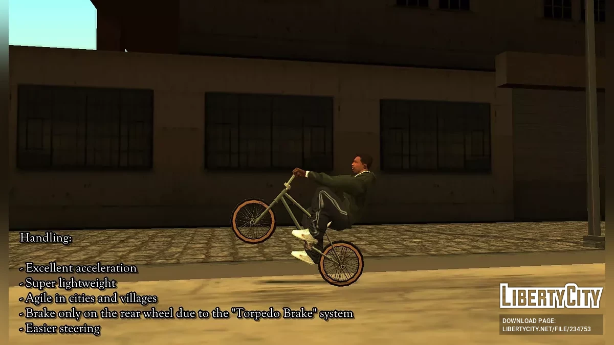 BMX Garlland Flatland (в стиле SA) / GTA San Andreas