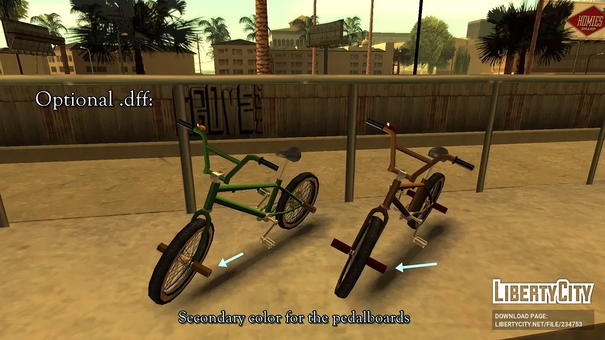 BMX Garlland Flatland (в стиле SA) / GTA San Andreas