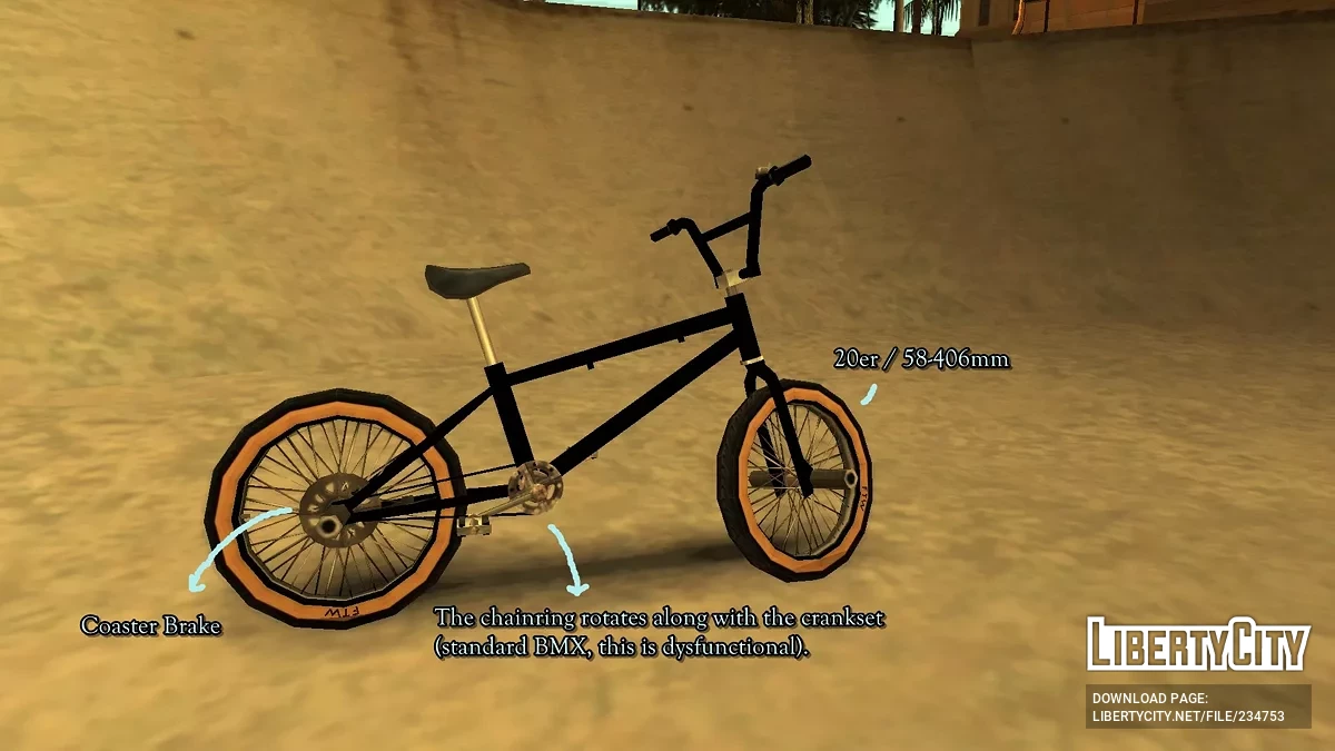 BMX Garlland Flatland (в стиле SA) / GTA San Andreas