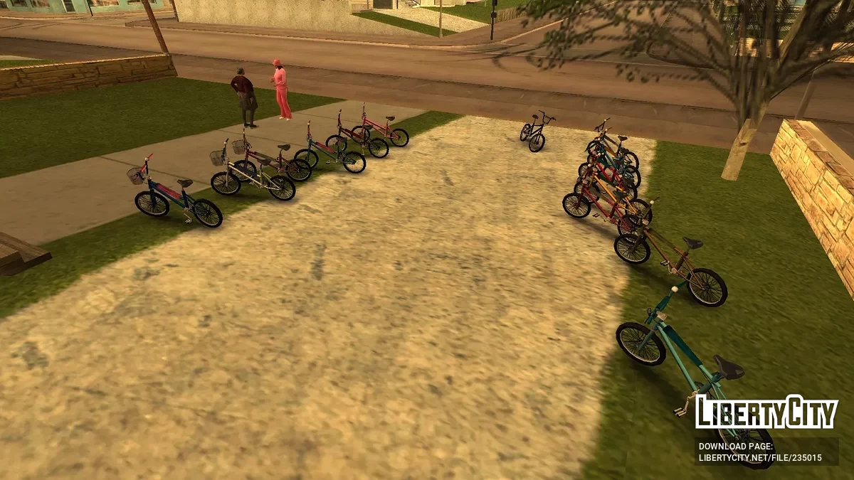 Пакет BMX - Crossflint и Missfive (в стиле SA) / GTA San Andreas