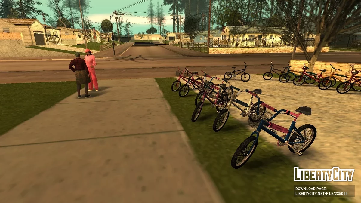 Пакет BMX - Crossflint и Missfive (в стиле SA) / GTA San Andreas