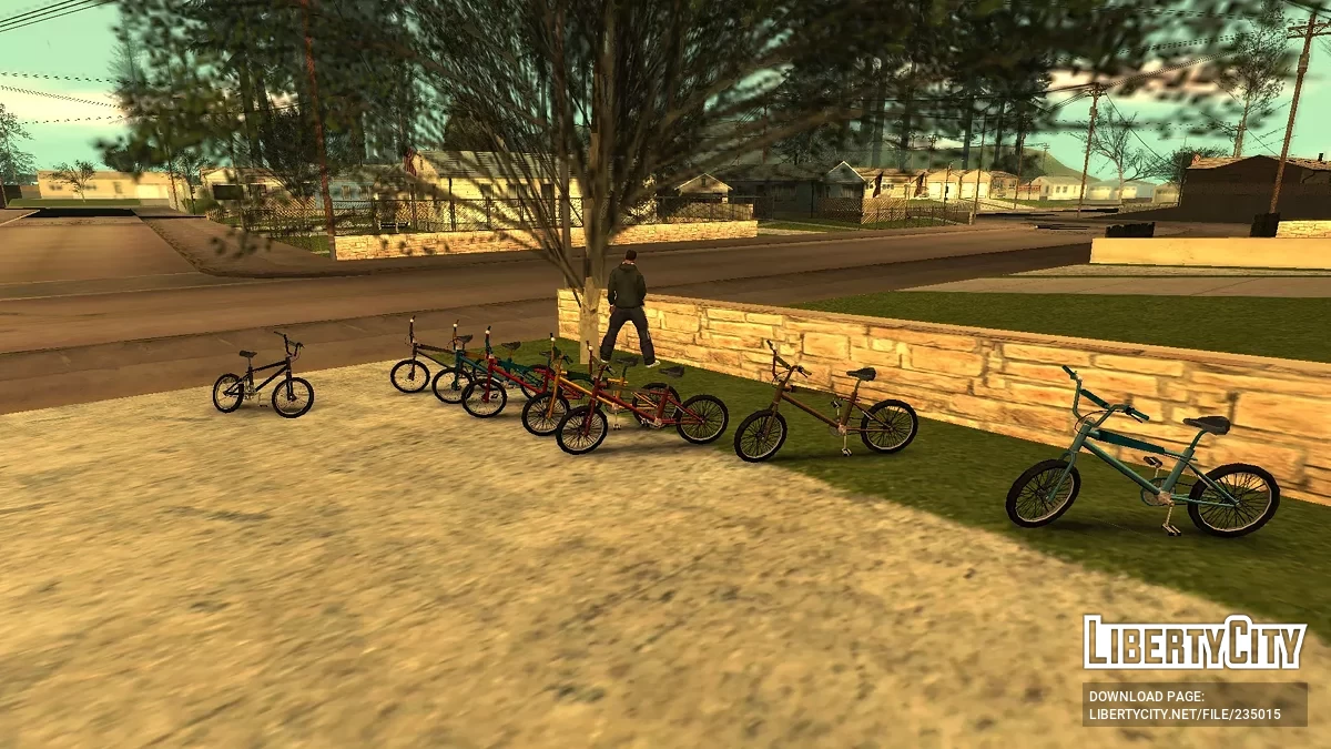 Пакет BMX - Crossflint и Missfive (в стиле SA) / GTA San Andreas