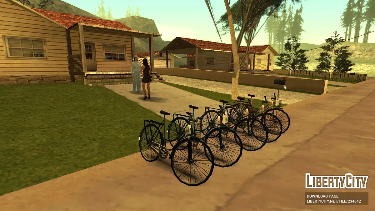 Элегантный женский велосипед - (Стиль SA) / GTA San Andreas