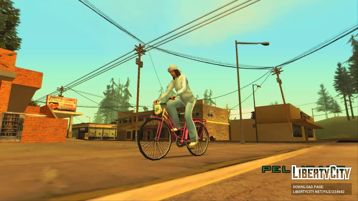 Элегантный женский велосипед - (Стиль SA) / GTA San Andreas