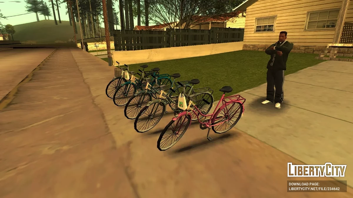 Элегантный женский велосипед - (Стиль SA) / GTA San Andreas