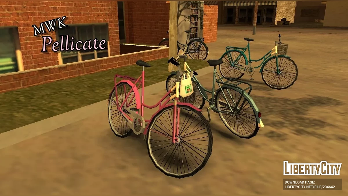 Элегантный женский велосипед - (Стиль SA) / GTA San Andreas