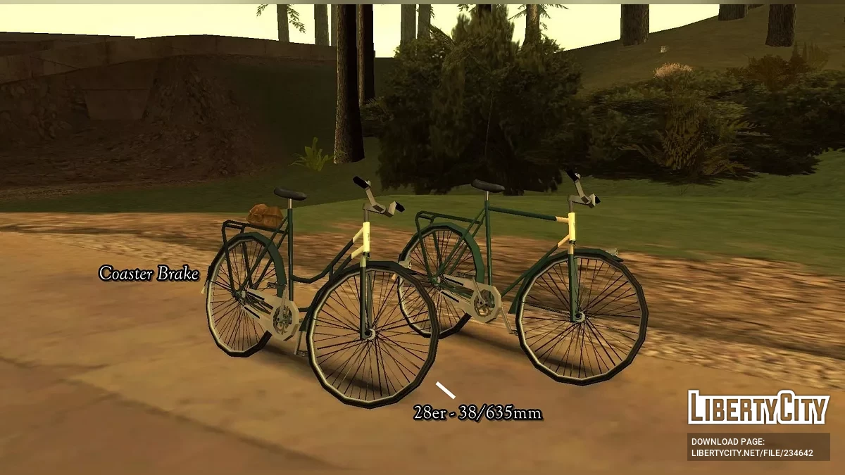 Элегантный женский велосипед - (Стиль SA) / GTA San Andreas