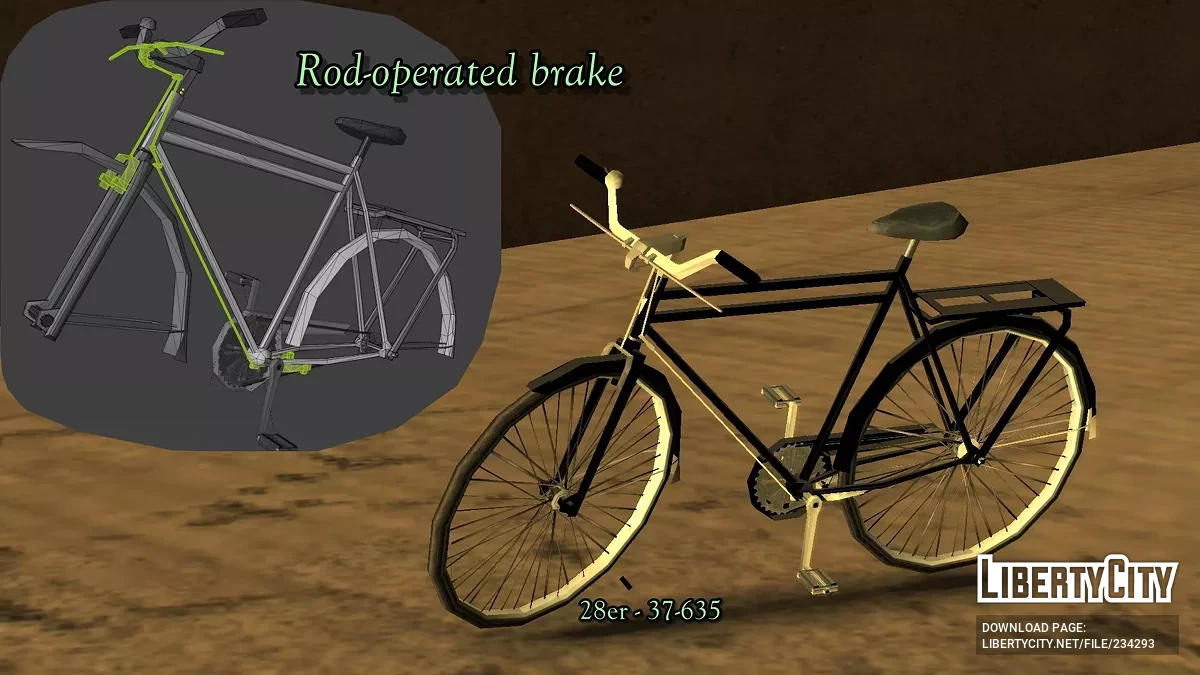 Велосипед Varberg Senior - (Стиль SA) / GTA San Andreas