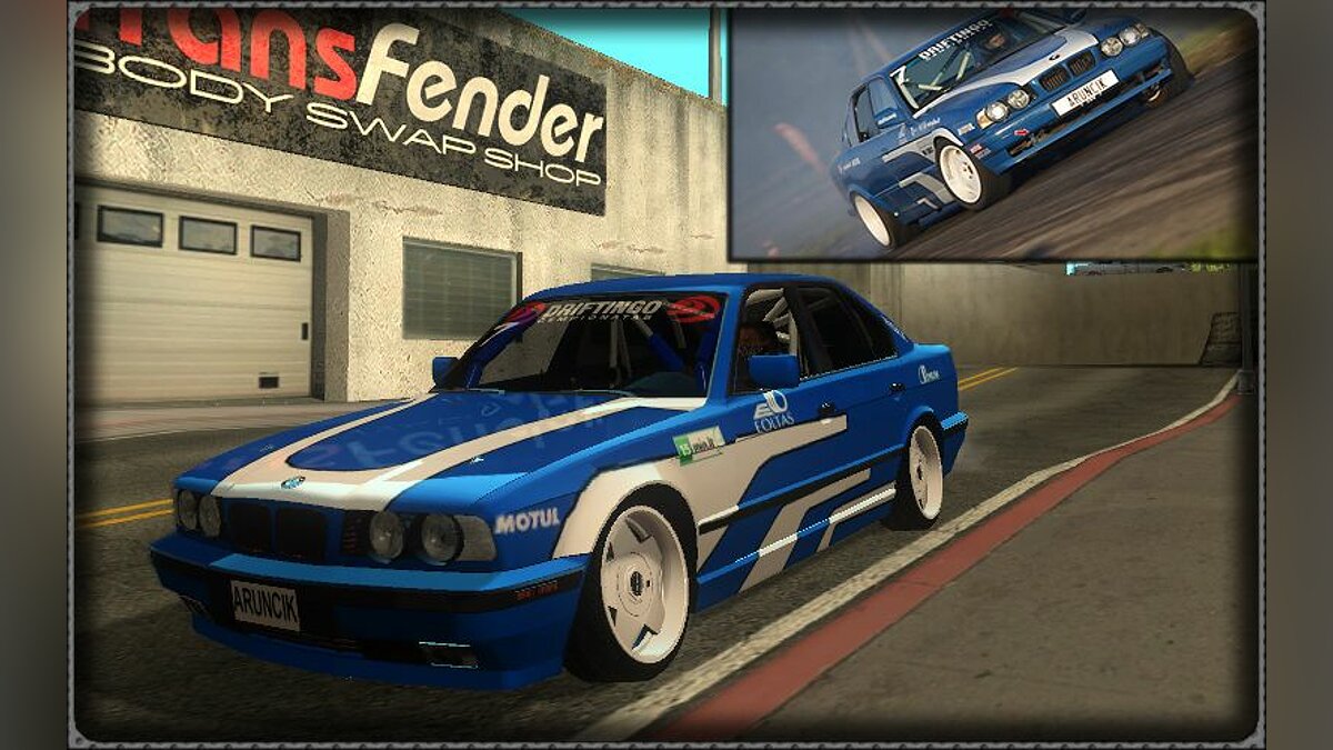 Скачать BMW E34 Drift для GTA San Andreas