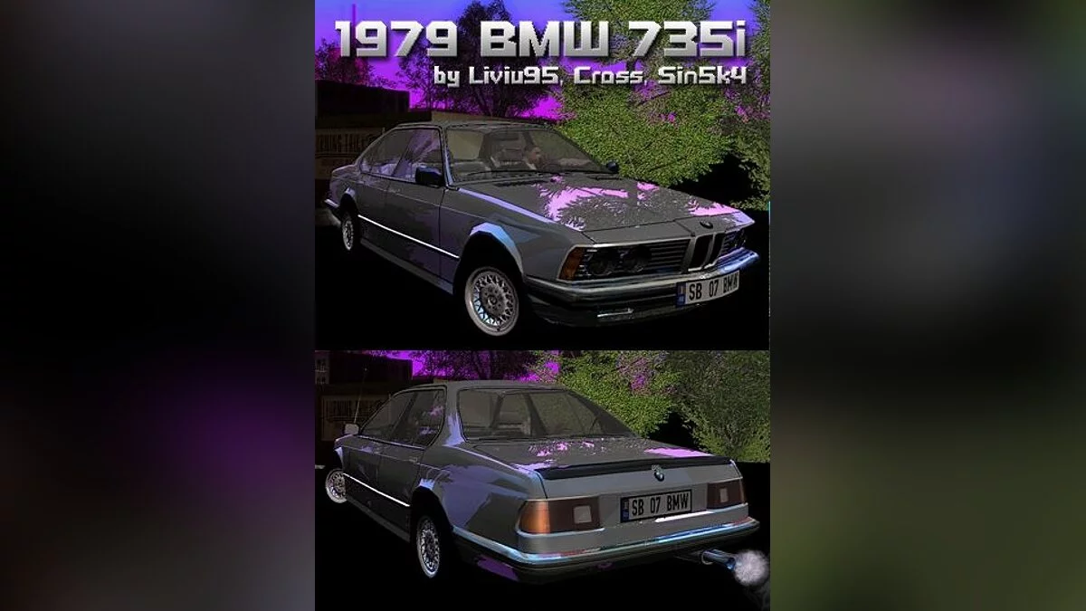 1979 BMW 735i E23 / GTA San Andreas