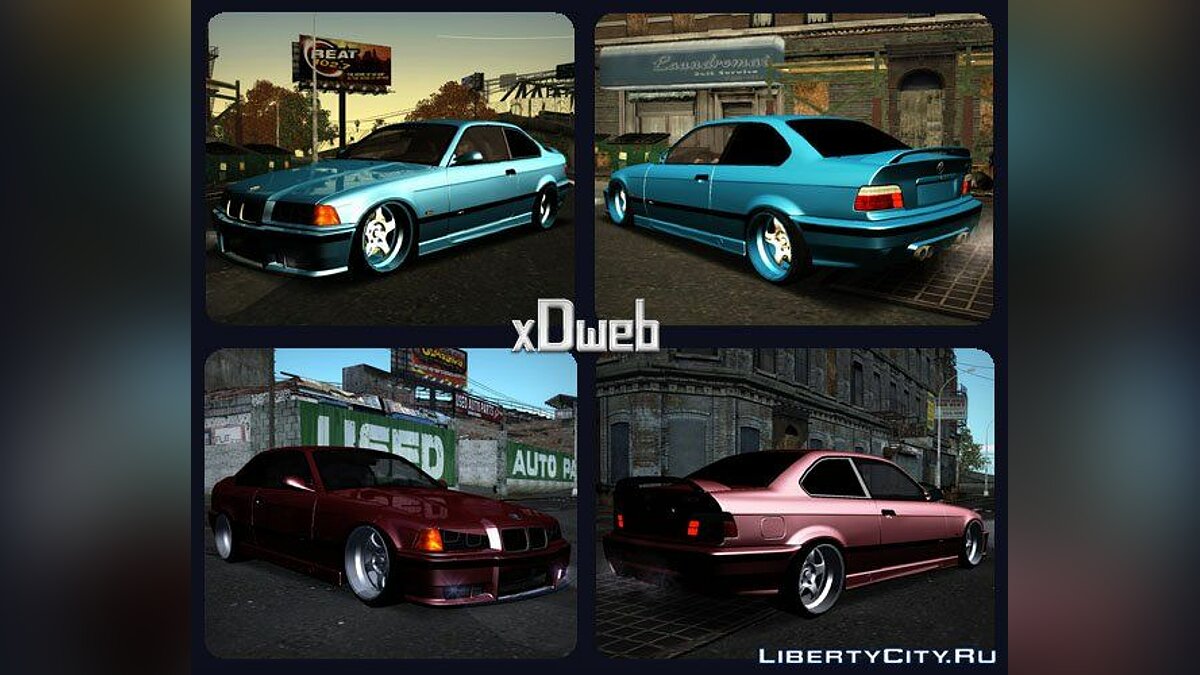 Скачать BMW M3 E36 LightTuning для GTA San Andreas