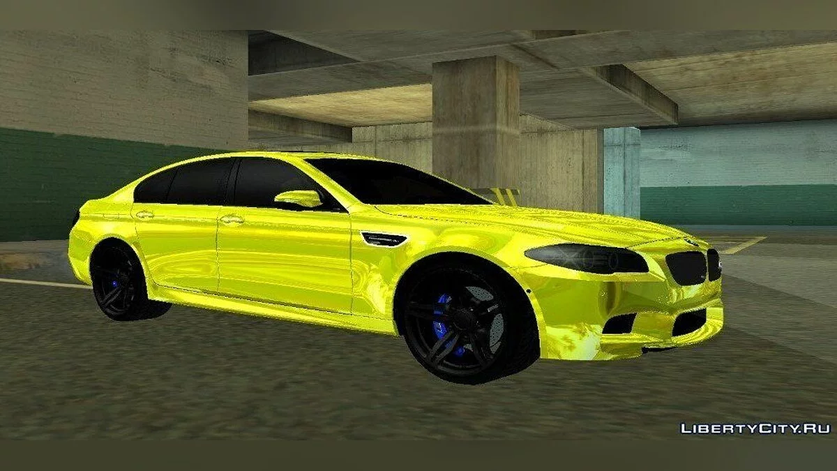 BMW M5 F10 Gold / GTA San Andreas
