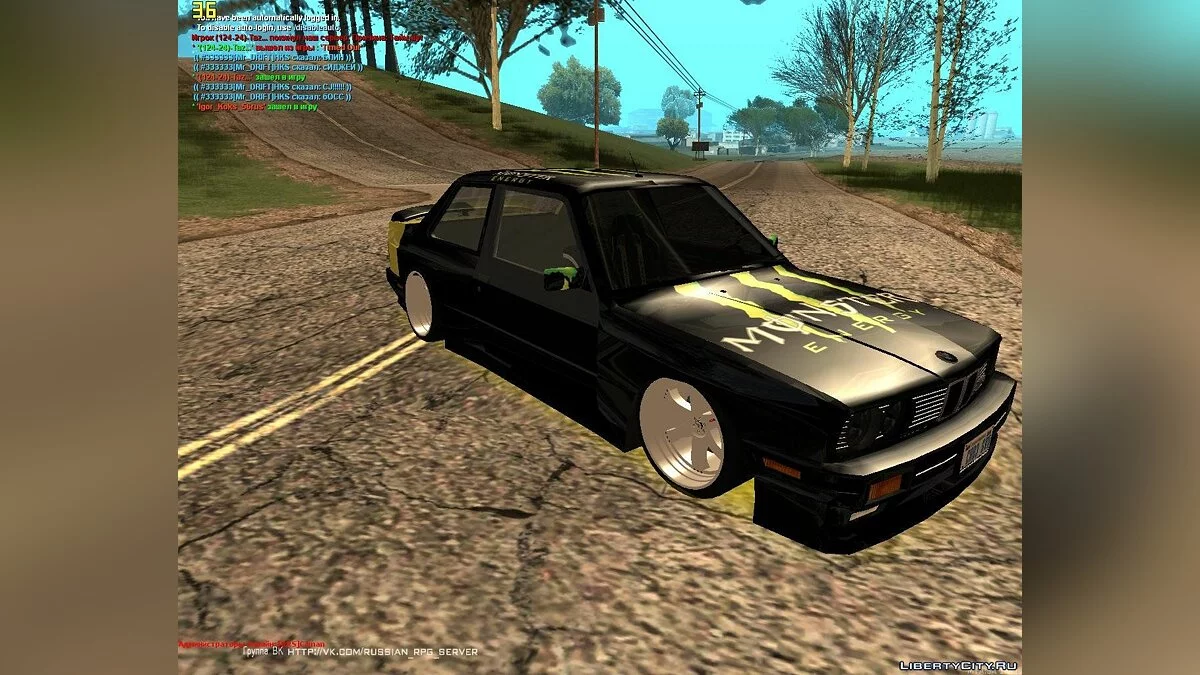 BMW M3 Monster Energy / GTA San Andreas