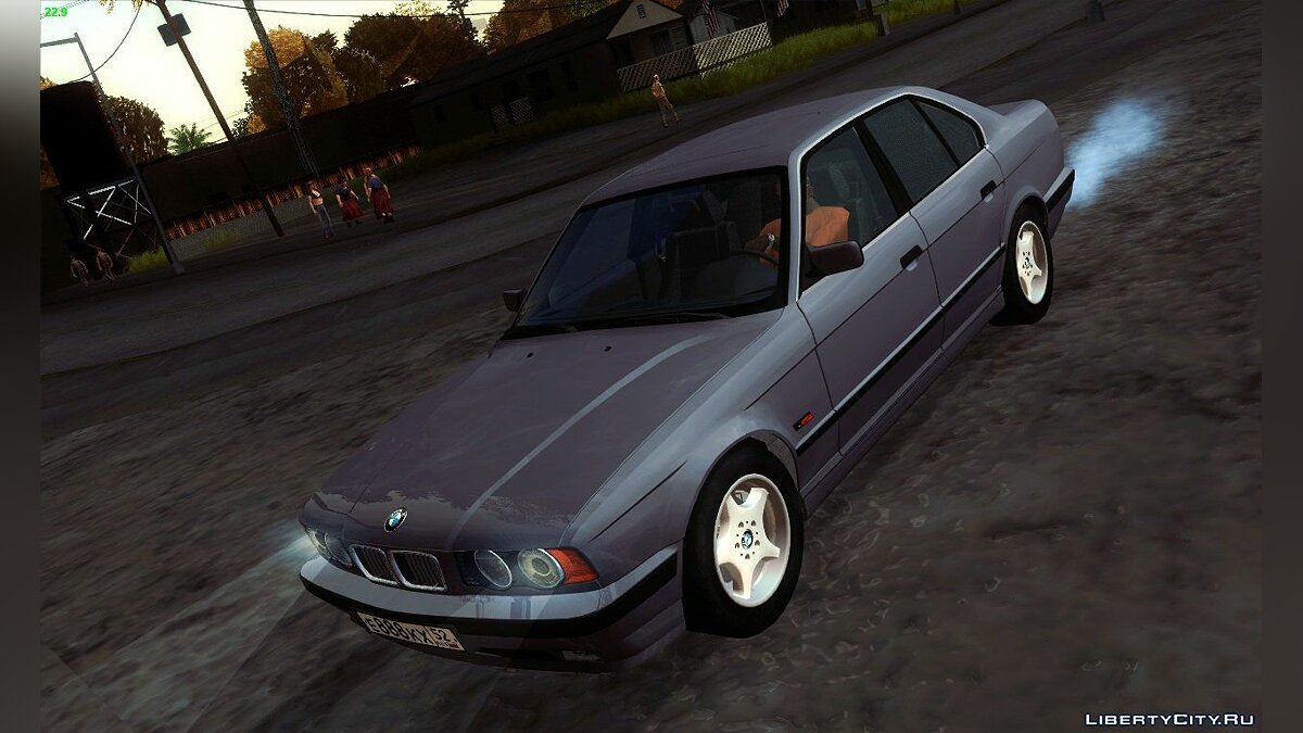 Скачать BMW 525 (E34) для GTA San Andreas