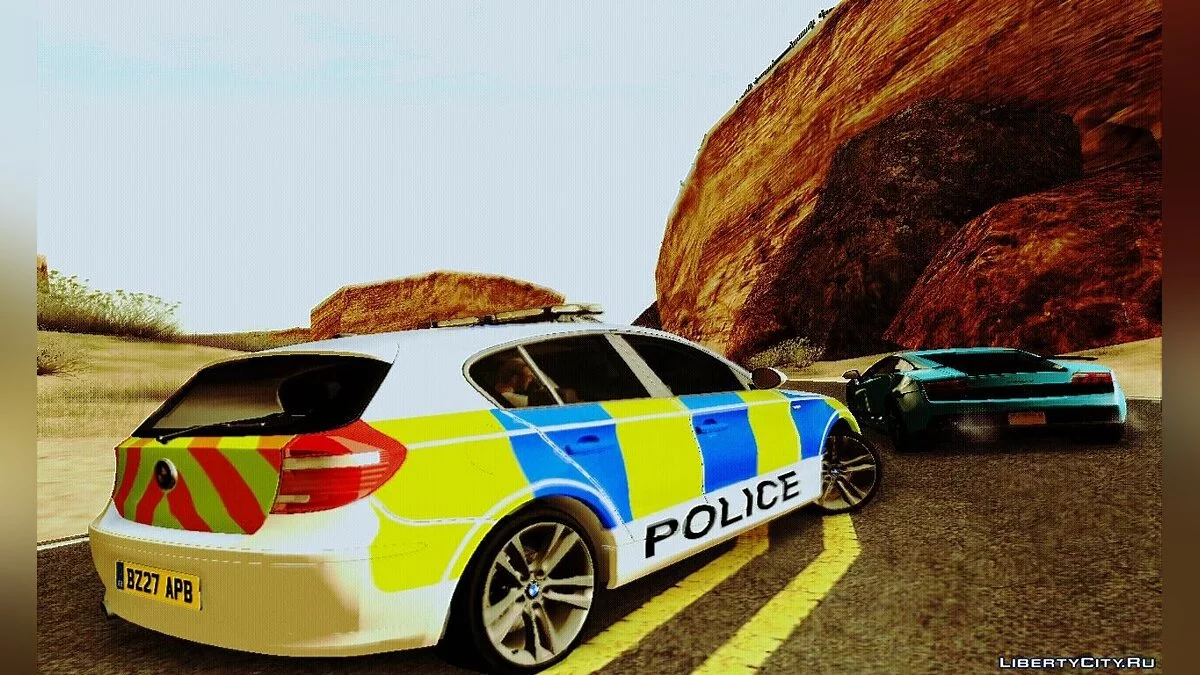 BMW 120i SE Police / GTA San Andreas