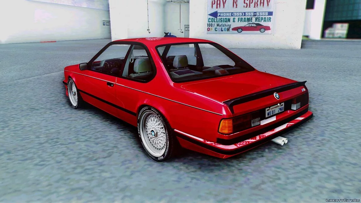 1986 BMW M635CSI E24 V1.0 / GTA San Andreas