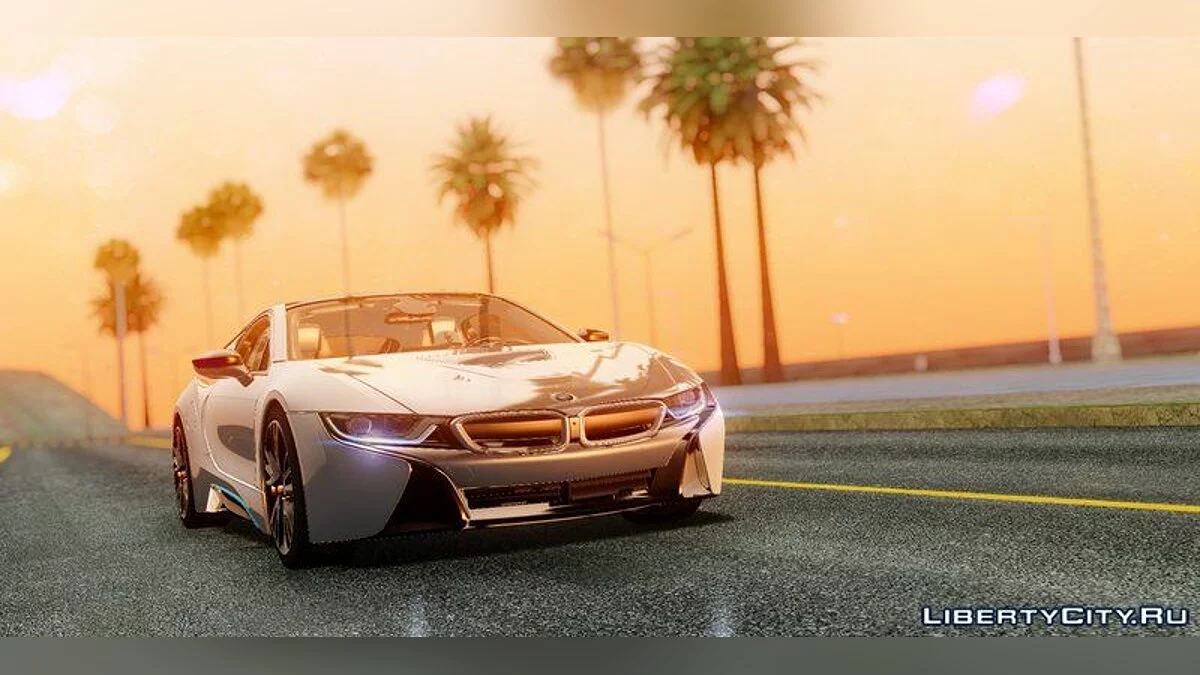 BMW i8 [HQ & MQ version] / GTA San Andreas